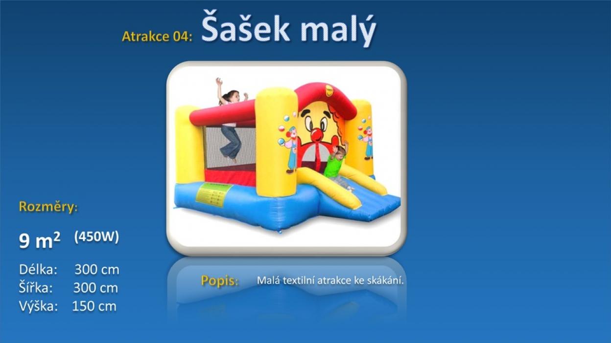 Skákací hrad - Šašek malý 