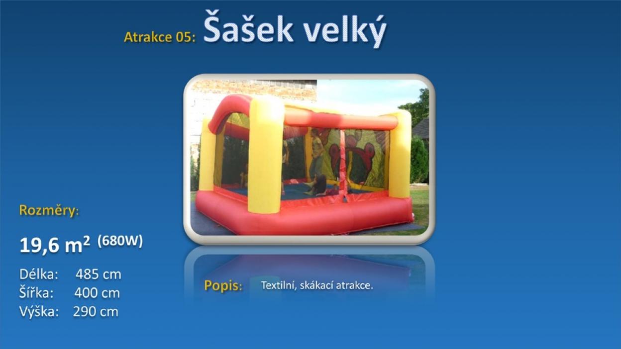 Skákací hrad - Šašek velký