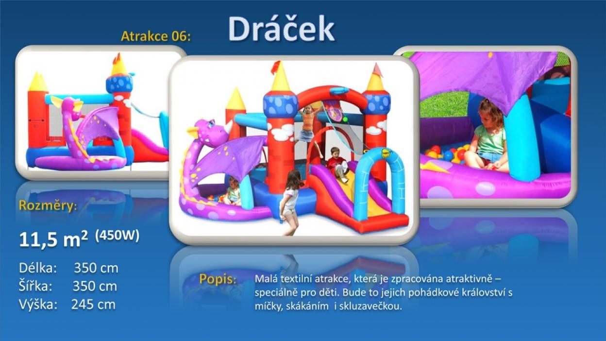 Skákací hrad Dráček