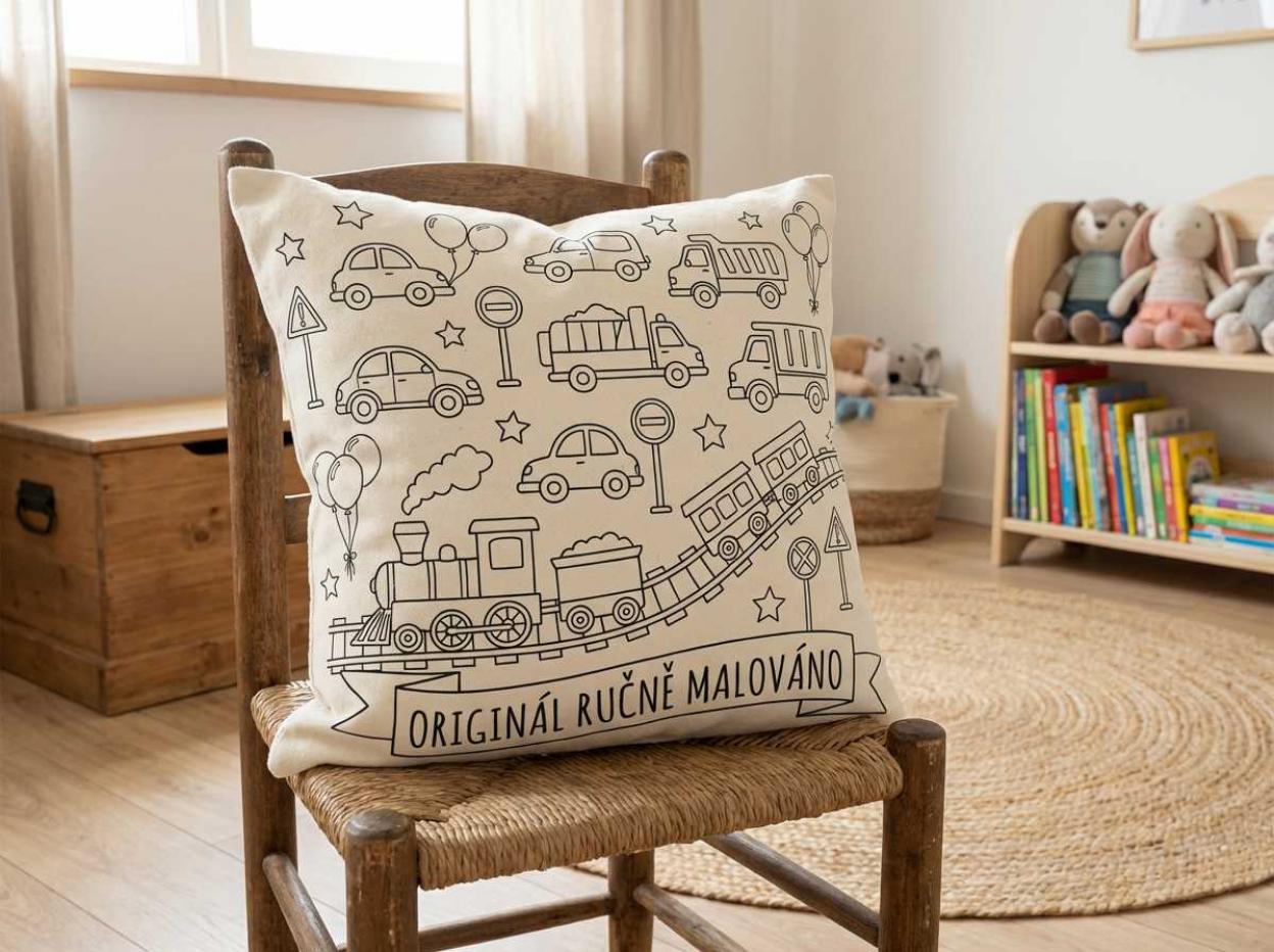 Polštářková omalovánka - ORIGINÁL