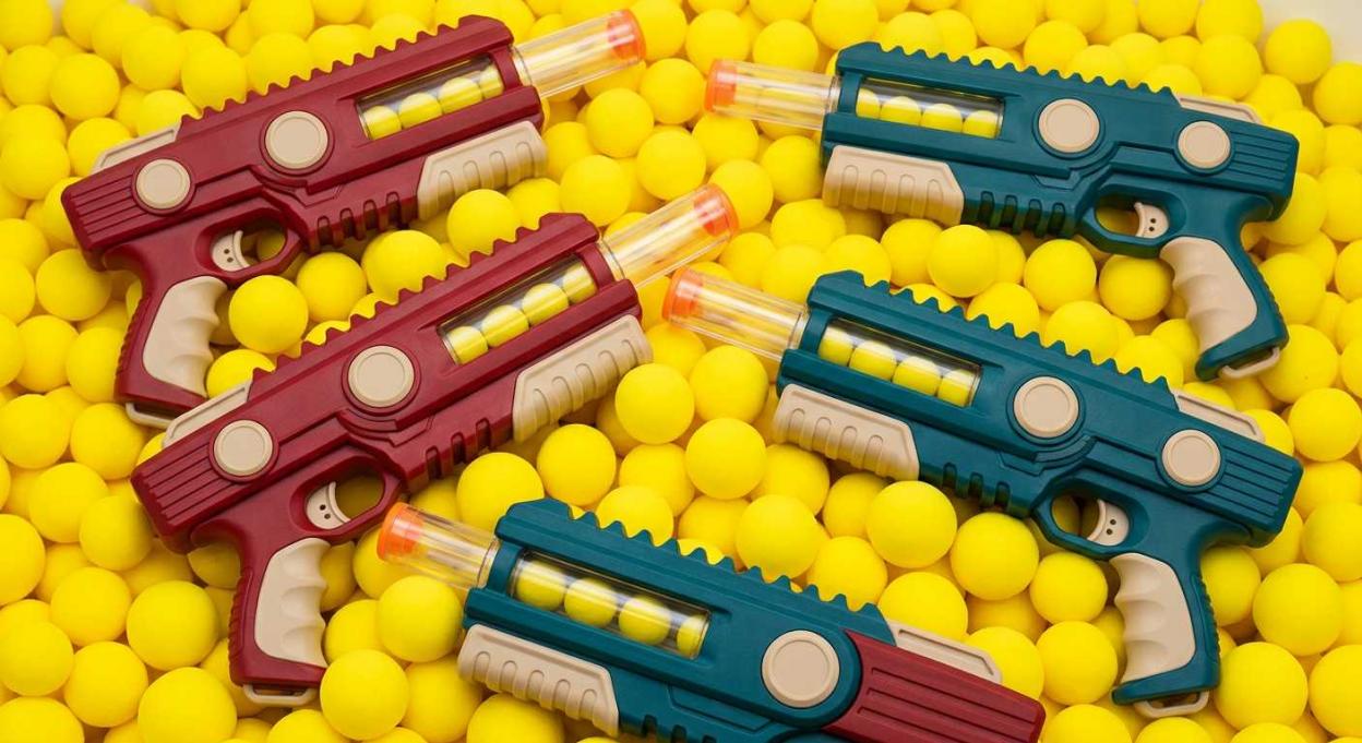 Pistolky - střílečky - míčky