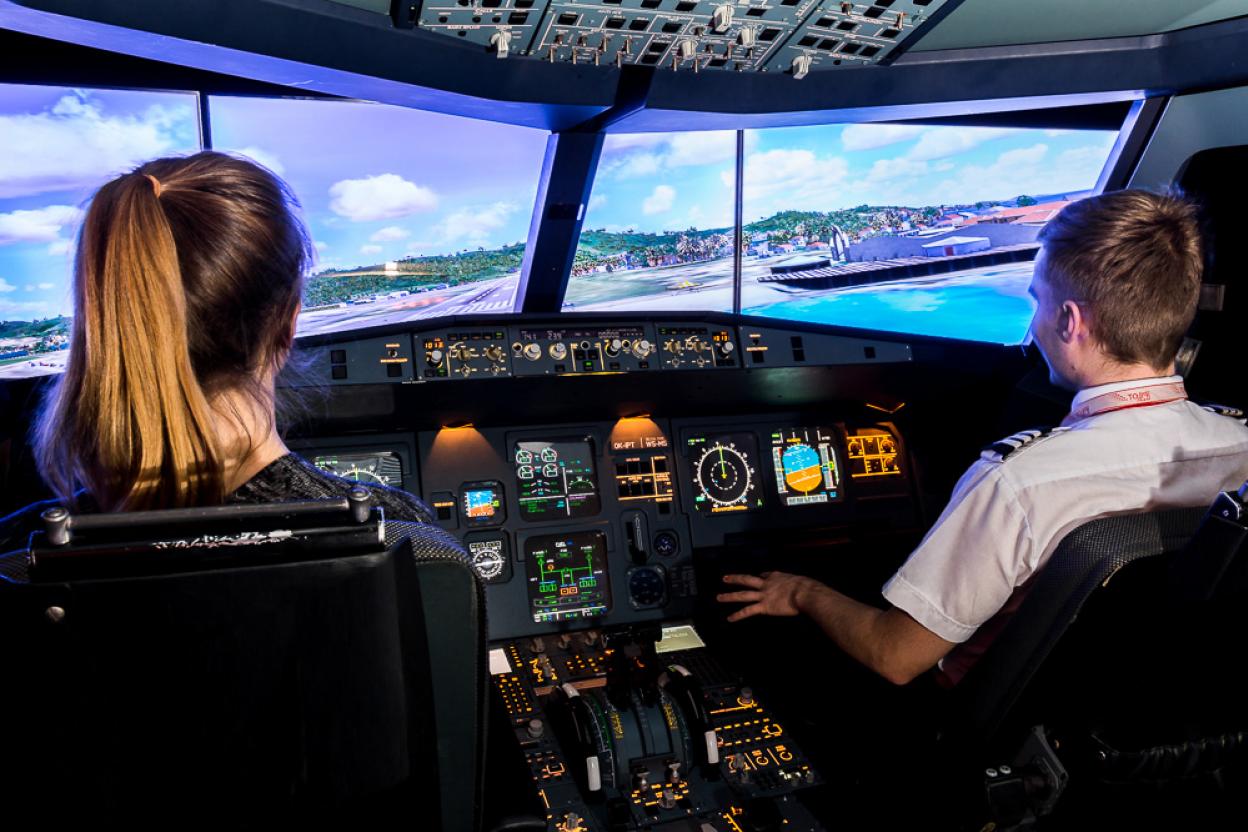 Pilot trenažér - simulátor