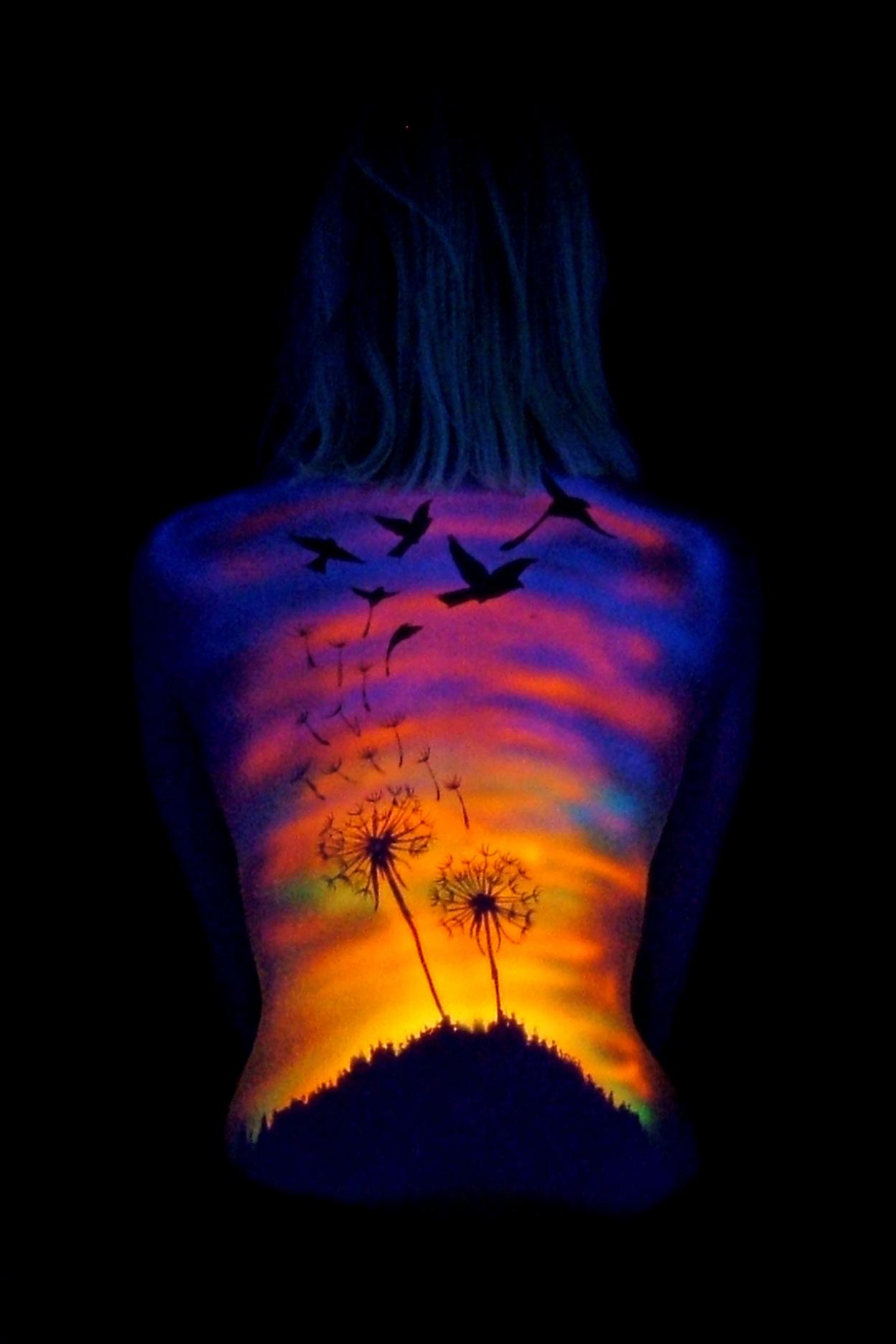 3D UV bodypainting